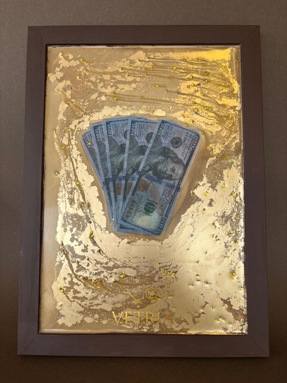 Midas Touch Epoksi Dekoratif Tablo